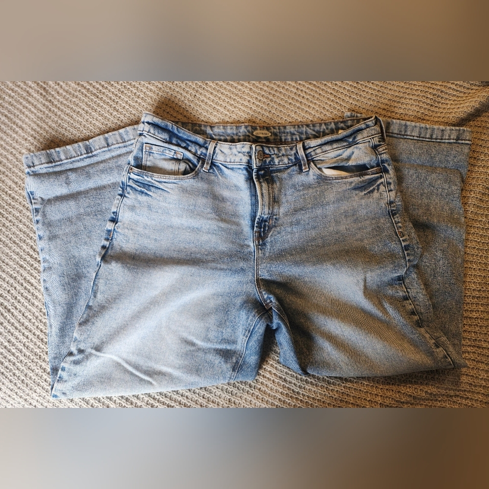 Old Navy Blue Boyfriend Jeans